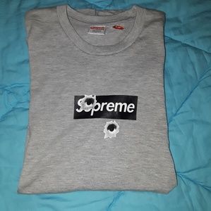 Supreme x Shibuya "Gunshot" Tee